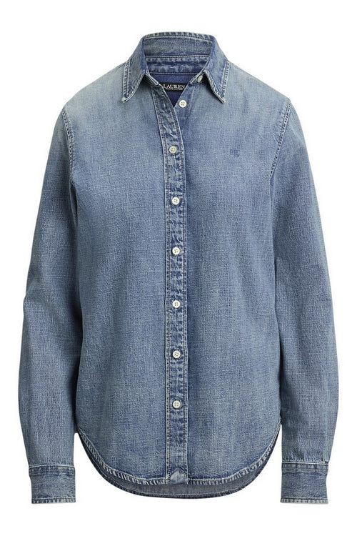 Ralph Lauren Camicie Denim chiaro da donna