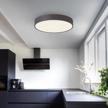 Plafoniera Rotonda Led 95w Cct 3000k 4000k Lampada 80cm Luce Soffitto Camera 230v