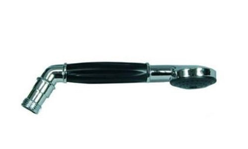 1 doccia / soffione curva in zama getto fisso per bagno vasca ferr 25614