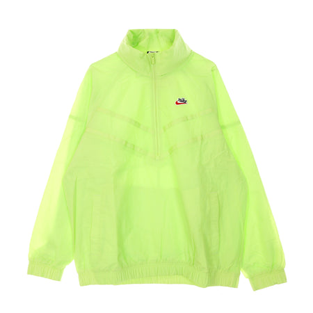 Nike Giacca a Vento Infilabile Uomo M Sportswear Heritage Windrunner Lnd Half-zip Hooded Jacket Key Lime da uomo