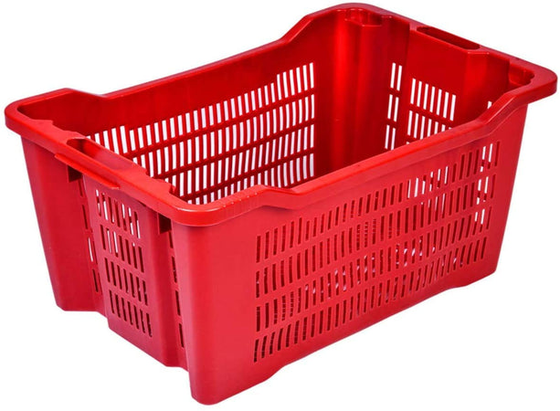 CASSETTA RACCOLTA OLIVE - POMODORI - UVA IMPILABILI APERTE - KIT DA 10 PZ - FE