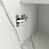 Pensile da Cucina Armadio Sospeso da Parete Design Minimal Bianco Effetto Marmo