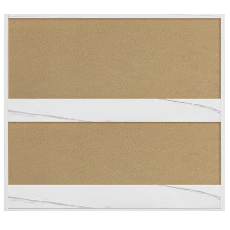 Pensile da Cucina Scolapiatti Sistema Raccogli Gocce Mobile Bianco Effetto Marmo