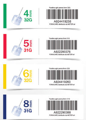 Fora fine ago g32 4mm 100pz