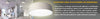 Plafoniera Tonda Lampada Soffitto Parete Led 42w Cct 3000k 4000k Luce 60cm 230v