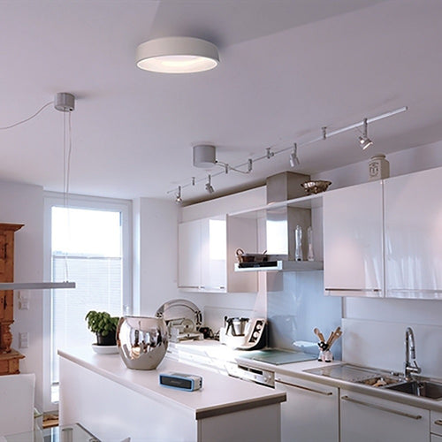 Plafoniera Tonda Lampada Soffitto Parete Led 42w Cct 3000k 4000k Luce 60cm 230v