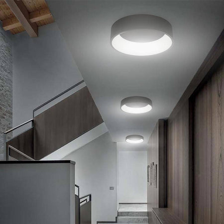 Plafoniera Tonda Led 30 W Cct 3000k 4000k Lampada Soffitto Parete Muro Luce 40cm