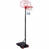 Canestro Basket Regolabile Dunlop con Base e Ruote per Esterni Sport Pallacanestro