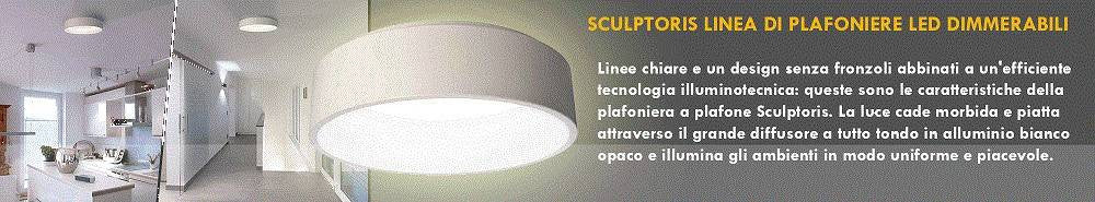 Plafoniera Tonda Led 30 W Cct 3000k 4000k Lampada Soffitto Parete Muro Luce 40cm