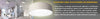 Plafoniera Tonda Led 30 W Cct 3000k 4000k Lampada Soffitto Parete Muro Luce 40cm