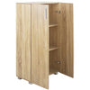 Mobile Armadietto Multiuso 3 Ripiani 2 Ante Design Moderno Casa Ufficio 115x60x31cm