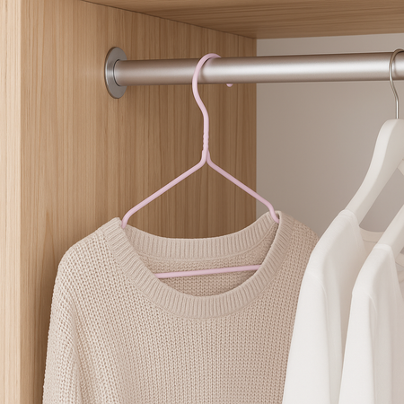 Grucce 36pz Appendiabiti Metallo e Silicone Antiscivolo Salvaspazio Giacche Vestiti Pantaloni Camicie