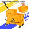 Carrello Pulizie Professionale Secchio Lavapavimenti 20 Lt per Mocio con Ruote