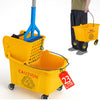 Carrello Pulizie Professionale Secchio Lavapavimenti 23 Lt per Mocio con Ruote