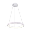 Lampadario Pendente Led 60 Watt Cct Lampada Sospensione Circolare 78cm Luci 230v