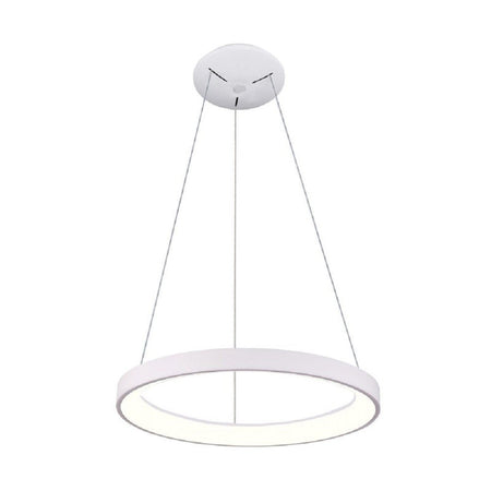 Lampadario Pendente Led 60 Watt Cct Lampada Sospensione Circolare 78cm Luci 230v