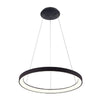 Lampadario Pendente Led 60 Watt Cct Lampada Sospensione Circolare 78cm Luci 230v