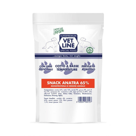Vet Line snack anatra 80 gr