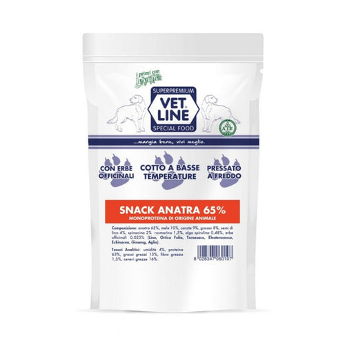 Vet Line snack anatra 80 gr