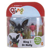 Set 2 Personaggi Bing E Dottor Molly Tenero Coniglietto Nero Giochi Bambini 18+