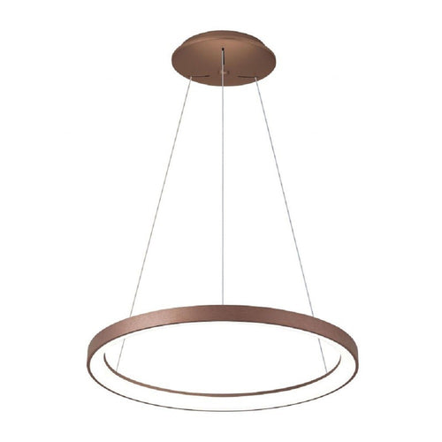 Lampadario Pendente Led 42 W Cct Lampada Sospensione Circolare 58cm Luci Ufficio