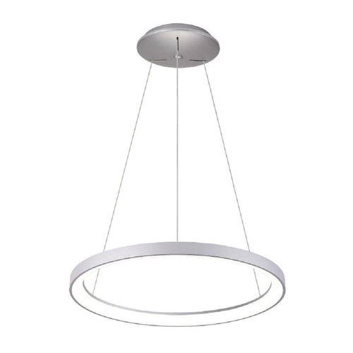 Lampadario Pendente Led 42 W Cct Lampada Sospensione Circolare 58cm Luci Ufficio