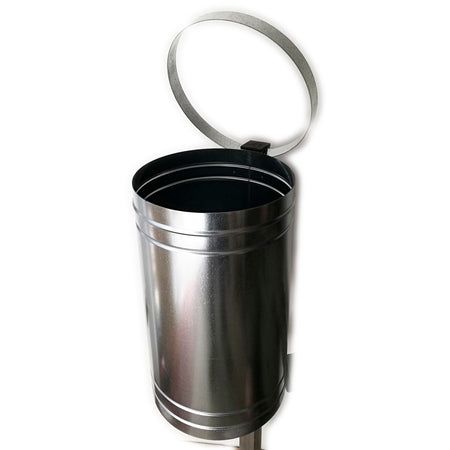 Cestino portarifiuti spazzatura per arredi pubblici ed urbani