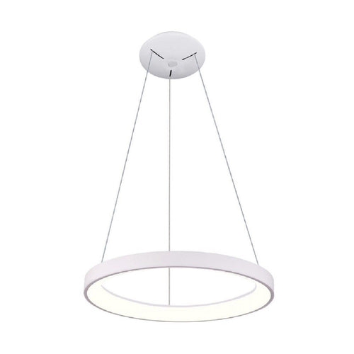Lampadario Pendente Led 30w Cct Lampada Sospensione Circolare 38m Luce Cucina Bar