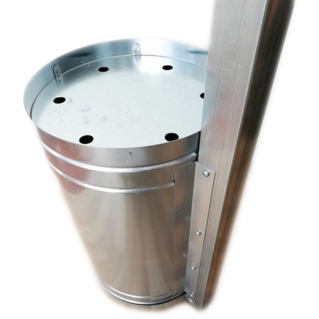 Cestino portarifiuti spazzatura per arredi pubblici ed urbani