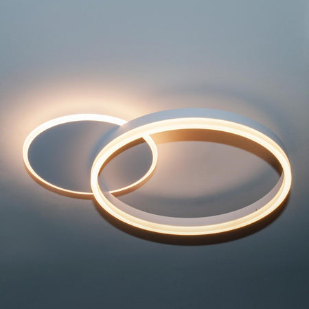 Plafoniera Led 51 W Cct Da 3000k A 6500k Dimmerabile Cerchi Luce Soffitto Parete