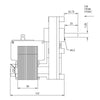 Motoriduttore Mellor FB1199 stufe a pellet 14702025