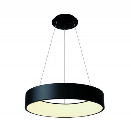 Lampada Sospensione Led 60w Cct Pendente Cerchio Lampadario Moderno Luce 230v 80cm
