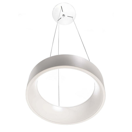 Lampada Sospensione Led 60w Cct Pendente Cerchio Lampadario Moderno Luce 230v 80cm