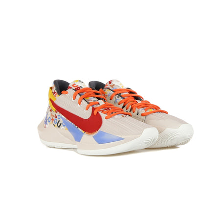 NIKE NBA Scarpa Basket Uomo Zoom Freak 2 "letter Bro" Desert Sand/gym Red/sail/camellia da uomo