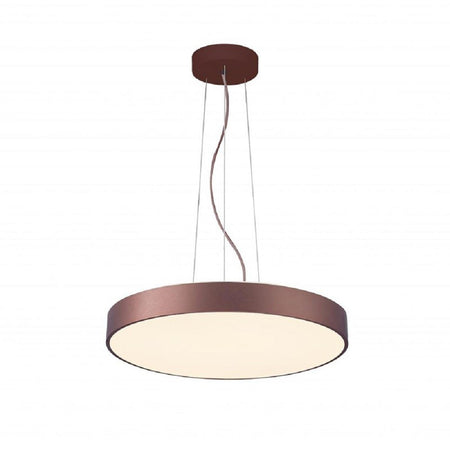Lampadario Cerchio 80 Cm Led 95 W Lampada Up Down Sospensione 2 Temperature Luce