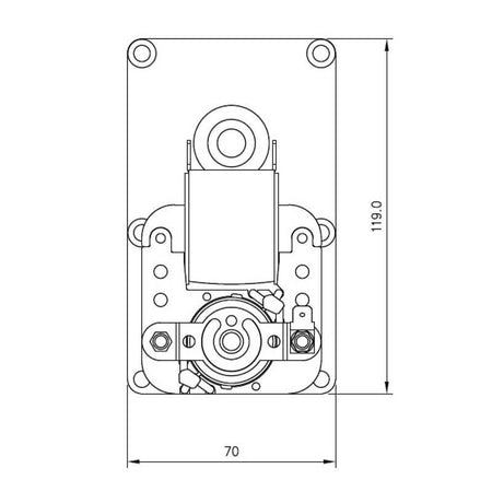 Motoriduttore Mellor FB1199 stufe a pellet 14702025