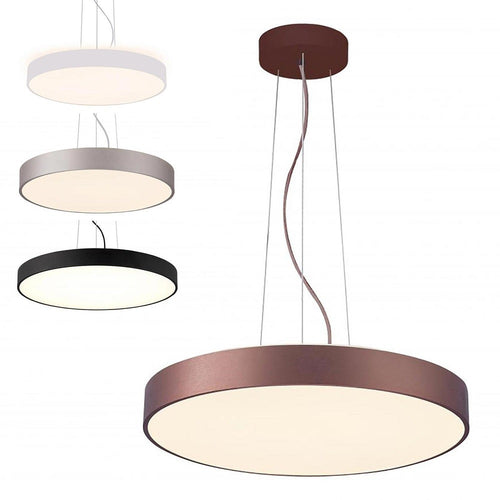 Lampadario Pendente Cerchio 60cm Led 65w Lampada Up Down Moderna 2 Temperature Luce