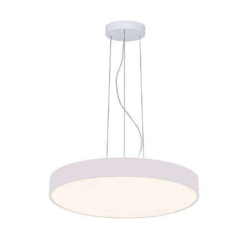 Lampadario Cerchio 40 Cm Led 43 W Lampada Up Down Sospensione 2 Temperature Luce