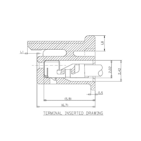Cavo di connessione encoder motoriduttori Mellor stufe a pellet 14710067