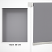Tenda a Rullo Oscurante da Interno 120x180cm Moderna Facile da montare Grigio