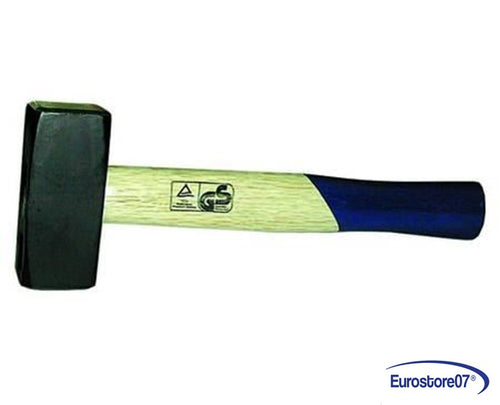 MAZZETTA CON MANICO IN LEGNO testa in acciaio DIN 6475 GS-TUV - gr.1000