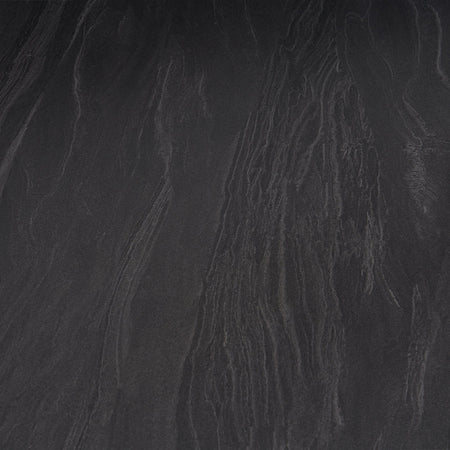 Tavolo Allungabile Rotante Ceramica Effetto Marmo Nero da 6-8 Posti Salvaspazio