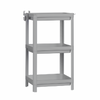 Scaffale Multiuso 3 piani Salvaspazio per Casa, Ufficio, Lavoro 35.5x23 H 70.5cm