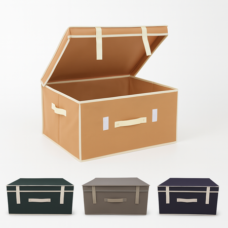 Scatole per il Cambio Stagione KIT 4pz in TNT Salvaspazio Pieghevole 50x40 H25cm