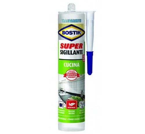 BOSTIK SILICONE SUPER SIGILLANTE CUCINA NEUTRO ml.300 - FER 386395