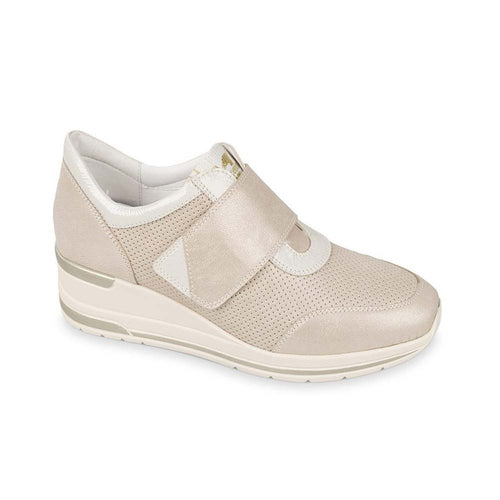 VALLEVERDE Scarpa donna laminato oro 36453