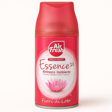 Air Fresh Deomatic Ricariche Profumatore Ambiente 6x250ml Spray Fiore di Loto Antiodore