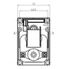 Motoriduttore Kenta K9175160 stufe a pellet 14702076
