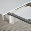 Tavolo da Pranzo Allungabile Fino a 6 Posti 120-200cm Bianco Cucina Estensibile