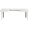 Tavolo da Pranzo Cucina Allungabile Fino a 6 Posti 120-200cm Bianco Frassinato